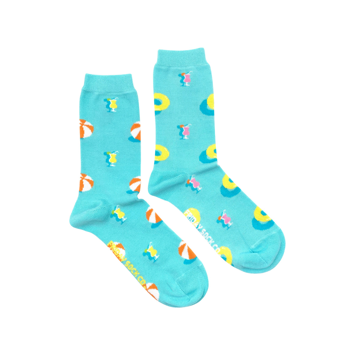 Women's Pool Party Socks | Mismatched by Design | Friday Sock Co.