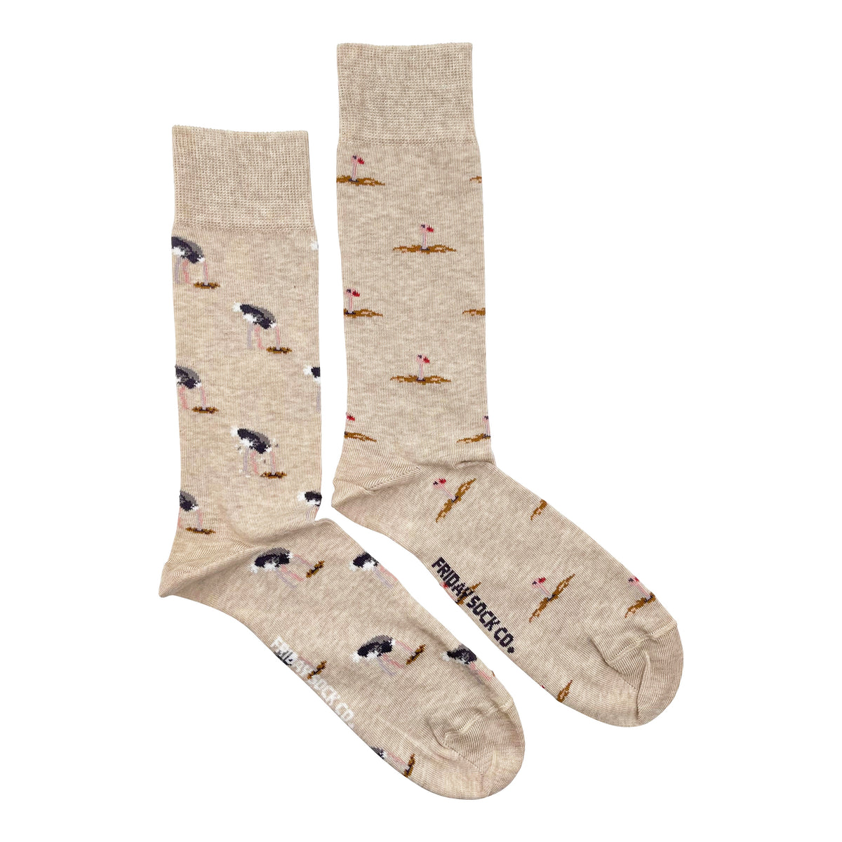 Men's Ostrich Socks | Mismatched by Design | Friday Sock Co.