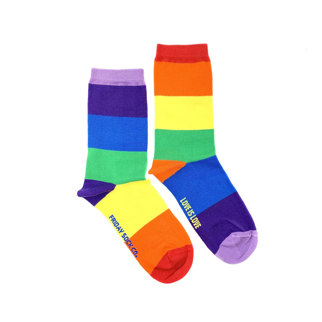 Women's Love is Love Socks | Mismatched by Design | Friday Sock Co.